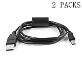 QKILL 2 Packs! 3ft Replacement UC-E4 UC-E5 UC-E15 USB Cable for Nikon D40 D50 D70 D70S D80 D90 D200 D300 D300S D7000 D3000 D3100 D7000 Digital SLR Camera