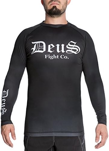 Deus Fight Men's Long Sleeve Shirt with Rashguard X-Large Black