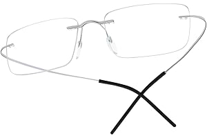 FONEX Titanium Glasses Frame,Rimless Frameless Optical Eyewear Eyeglasses for Men and Women F85634