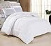 Swift Home Twin Comforter - Lightweight & Extra Soft Down Alternative Bedding - All-Season Comfortable Bed Comforter - Wrinkle Fade Stain Resistant - White, Twin