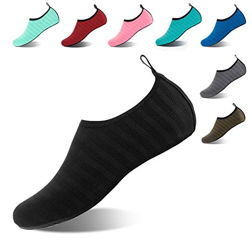 Badeschuhe Strandschuhe Wasserschuhe Aquaschuhe Schwimmschuhe Surfschuhe Wassersport Beach Pool Surfen Damen Herren – Bild 3