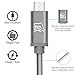 LAX Gadgets Micro USB Cable - Charging Cable USB to USB-A - Durable Nylon Braided Android Charger Cable - High Data Sync - 10ft - Gray