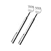 2x Telescopic Stainless Steel Back Scratcher with Pocket Clip - 2 Pack