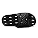 Xomiboe Mens Shower Shoes for College Dorm Room Essentials Student Boy Women Bathroom Slippers Shower Sandals Slides With Holes Quick Dry Man Non Slip Guys Hotel Male Bath (Black,EU40-41)