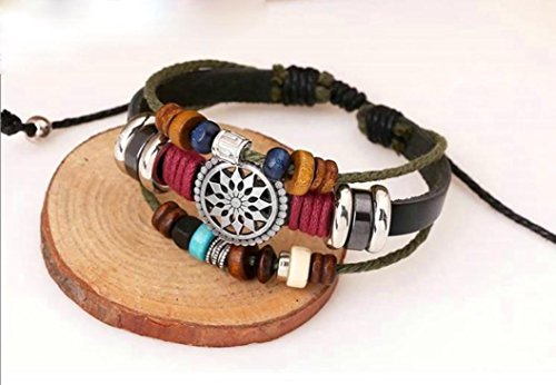 Vintage Bohemia Wind Beaded Multilayer Hand Woven Bracelet Handmade Boho Jewelry for Kids (as show) - Thumbnail 3