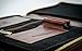 Time Resistance Leather Portfolio - A4 Document Folder - Italian Handcrafted Padfolio Organizer (Brown) - Gift Box Included