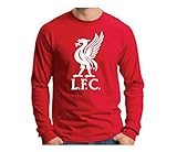 Official Liverpool FC Liverbird Red Long-Sleeve T-Shirt (Medium)