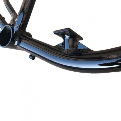 dolphin1986 Reinforced Bicycle Gas Frame with Gas Tank Built in, 2.4L Frame - Black Color-Gas Motorized Bicycle