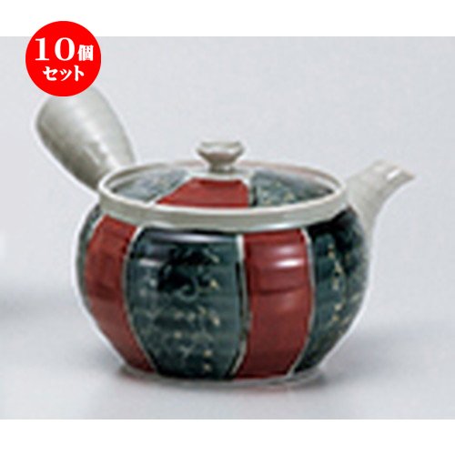 10個セット桜川急須（M） ［ 430cc ］ 【 有田焼急須 】 【 料亭 旅館 和食器 飲食店 業務用 】 B07BXBJGR6  