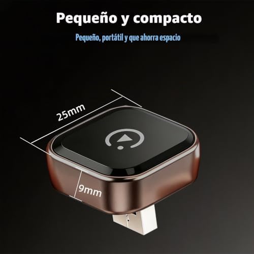 Adaptador Carplay Inalámbrico para iPhone, Mini Car Play Adaptador