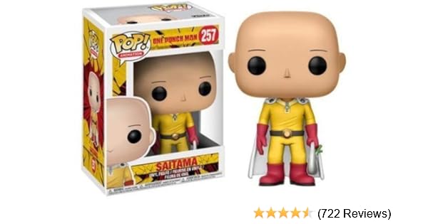 saitama funko pop keychain