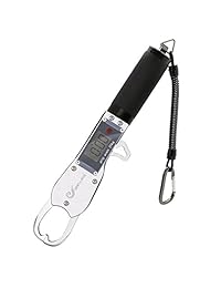 sanlike aleación de aluminio portátil Fish Lip Gripper con Escala electrónica y sintético mango de goma
