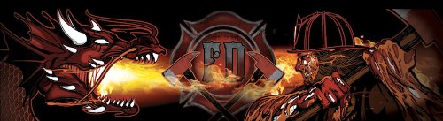The Pong Squad Firefighter Beer Pong Table with Holes - Thumbnail 4
