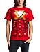 Mad Engine Men's Iron Man T-Shirt, Red, X-Large