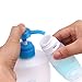 Valourgo Travel Bottles TSA Approved, Leakproof Silicone Refillable Travel Containers, 3 oz Squeezable Travel Tube Sets for Toiletries, Shampoo, Conditioner, Lotion(4 Bottles and 1 Toiletry Bag)