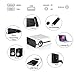HD 1080P Video Projector with Portable Screen 84″ for Indoor Outdoor Use, Home Theater Projector Support USB SD Card VGA AV for Home Cinema TV Laptop Game Smartphonethumb 3