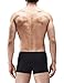 David Archy Men's 4 Pack Polyamide Fast Dry Support Pouch Trunks(S,Black)