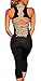 Sumtory Women Sport Tight Jumpsuit Back Bandage Yoga Capri Pants Romper Playsuit Black