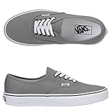 Vans Unisex Authentic Pewter/Black Sneaker - 13