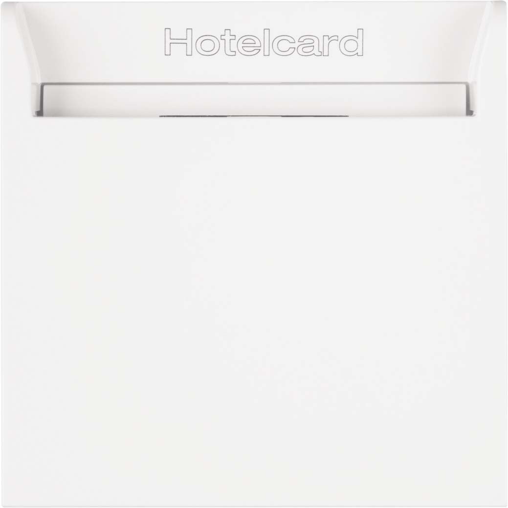 Hager – Holder Hotel Electronico Without B Polar White Brightness