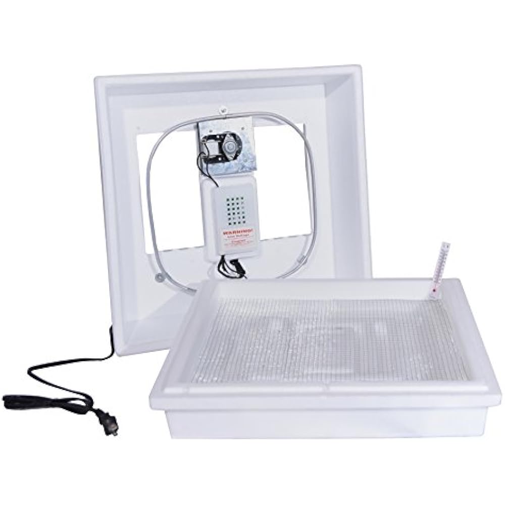Brower Styrofoam Egg Incubator Circulated Air Fan Garden ...