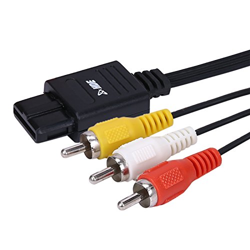 image for HDE AV Composite RCA Cable Compatible with Nintendo N64 / GameCube / S