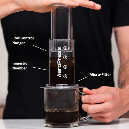 Aeropress Clear Coffee Press 3 in 1 brew method combines French Press