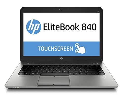 HP EliteBook 840 G2 14″ FHD Touchscreen Business Laptop Computer, Intel i5-5300U, 8GB RAM, 256GB SSD, USB 3.0, Backlit Keyboard, Fingerprint Reader, Webcam, Windows 10 Professional (Renewed)