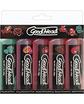 Goodhead Oral Delight Gel Assorted Flavors 5 Pack 1 Ounce