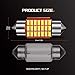 SEALIGHT 31mm Festoon DE3175 LED Bulb 21 SMD 3014 Chipsets 6500K White for DE3021 3022 3021 3175 Car Interior Lights Map Dome Door Courtesy Light Bulbs