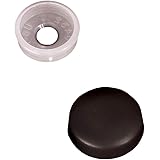 RV Designer H603, Screw Covers, Black, 14 Per Pack, Interior Hardware