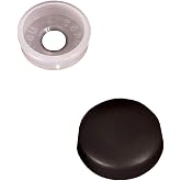 RV Designer H603 - Snap-Over Screw Covers, Black, 14 Pack | Black snap-on screw covers hide exposed screws and bolts for a clean finish. Fits screws up to #12. OEM RV replacement part