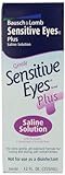 Sensitive Eyes Plus Saline Solution, 12 oz