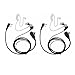 GoodQbuy 2 Pin PTT Mic Covert Acoustic Tube Earpiece Headset is Compatible with Icom Radio IC-F24S IC-F31 IC-F3 IC-F3S IC-F4 (Pack of 2)