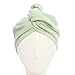 Aquis - Original Hair Turban, Patented Perfect Hands-Free Microfiber Hair Drying, Celadon (10 x 26 Inches)