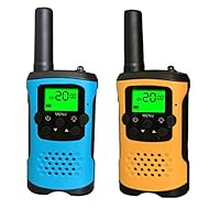 Kid Walkie Talkies , 22 Channels 2 Way Radio 4 Miles Long Range Set Mini Walkie Talkies for Kids with LCD Screen and Flashlight , Best Gift for 3 Years Old and Up Boys and Girls to Outside Adventure