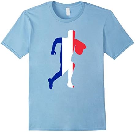 Kids France Rugby Jersey French Flag Shirt 6 Baby Blue