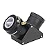 Solomark 2inch Explorer Enhanced Dielectric Diagonal Mirror with 2inch-1.25inch Adapter - ENHANCED 99% REFLECTIVITY for Maximum View Brightness and Sharpness-Carbon Fiber Side Plates