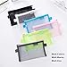 Zipper Pouch, 4 PCS, Mesh Zipper Bags Clear Zipper Pouch Small Organizer Bag Zipper Folder Bag Cosmetic Bags Travel Storage Bags, Size: 7.8