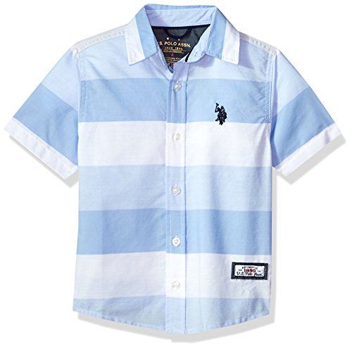 U.s. polo assn. little boys  short sleeve striped sport…