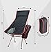 IFLYING Ultralight Outdoor Patio Portable Folding Chair Innovative Foldable Camp Chair with Pillow for All Types of Outdoor Activities (Red)