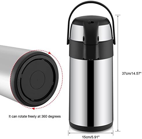 Pichet Isotherme A Pompe Pour Les Boissons Chaudes Et Froides 3l Distributeur Boisson Chaude Bouteille Isotherme Services A The Et A Cafe Cadeau Enfant Ami Grands Parents B Amazon Fr Cuisine Maison