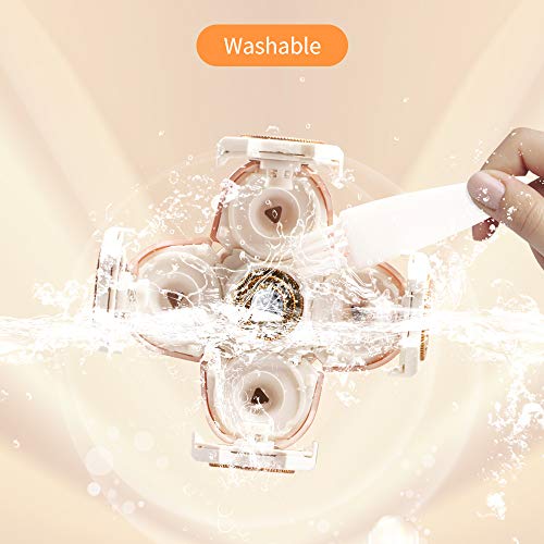 [2018 Upgraded] CENOVE Women's Painless Hair Remover for Leg Women Epilator Hair Removal Electric Shaver for Women’s Legs,Face,Lips,Bikini—As Seen On TV(Rose Gold) - Thumbnail 4