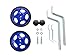 MORFAN Training Wheels for 12 14 16 18 20 Inch Bicycle,Kids Bike Stabiliser(Blue)