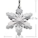 H&D Crystal Snowflake Chandelier Prisms Drop Pendants Ornament (Snowflake-6)
