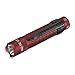 MagLite Mag-Tac LED 2-Cell CR123 Flashlight - Crowned-Bezel, Crimson Red