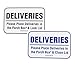 Porch Box Delivery Sign (8.75" Wide x 5.75" Tall) primary