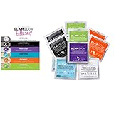 New in Box - GlamGlow HELLO SEXY Masks - 12 Piece Kit - 2 YOUTHMUD, 2 SUPERMUD, 2 THIRSTYMUD, 2 POWERMUD, 2 FLASHMUD and 2 GRAVITYMUD in CLEAR Travel CASE