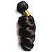 JINREN Brazilian loose Wave Virgin Hair 4 Bundles 16 18 20 22inch Unprocessed Brazilian Virgin Human Hair Weave Natural Black 10-26inch