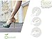 Helloheel Mini Grips for Strap Shoes Pinch Protection | Made with Soft Natural Rubber (2 Pairs)